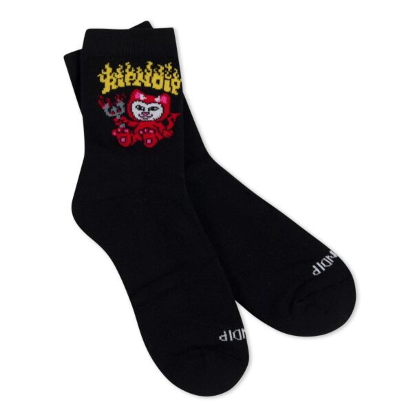 Ripndip Scary Cute Mid Socks Black Os