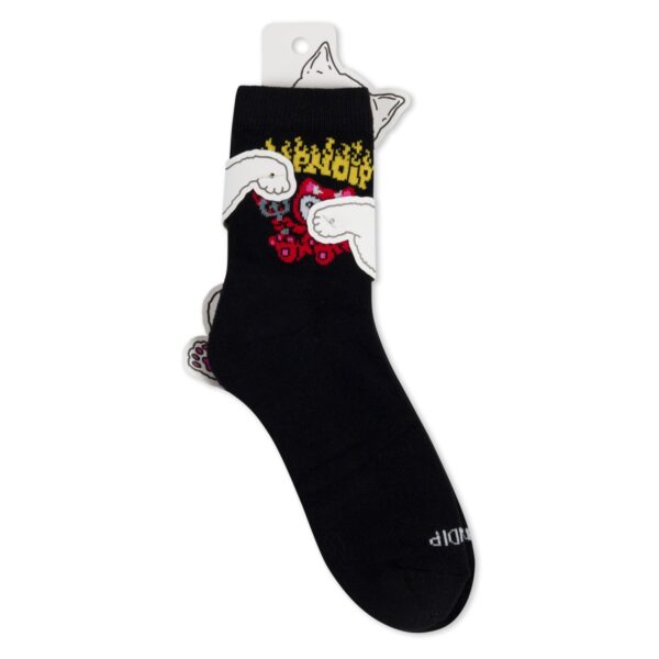 Ripndip Scary Cute Mid Socks Black Os