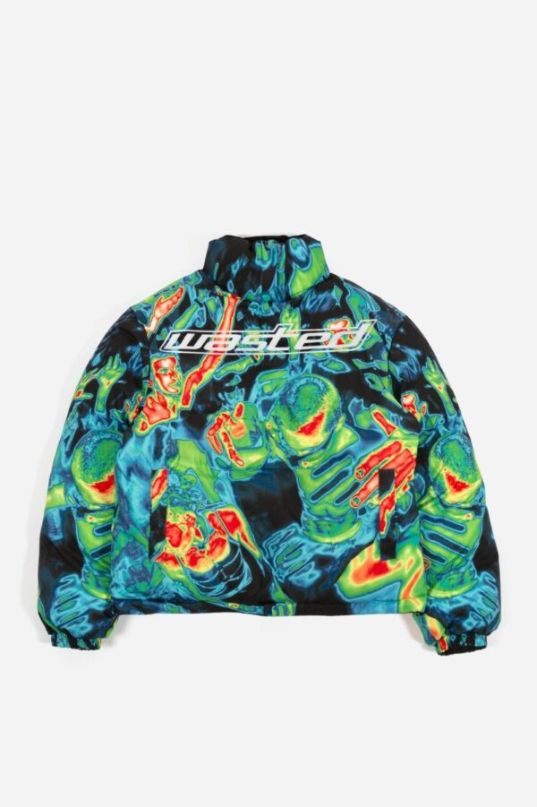 WASTED PARIS Fusion Puffer Jacket (reversible) Black/Multi