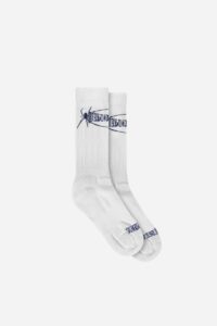 Wasted Paris Boiler Reset Socks White