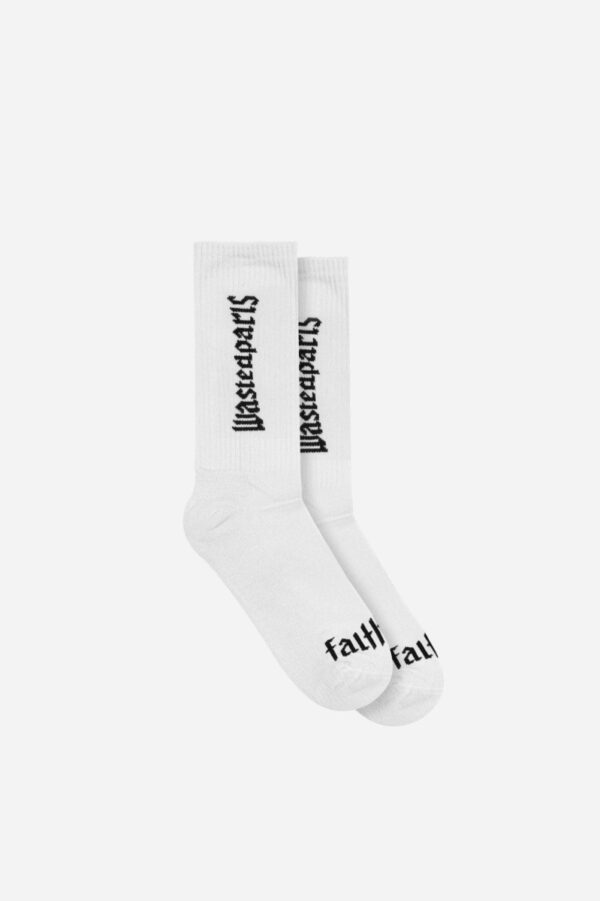 Wasted Paris United Socks White