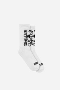 Wasted Paris Lethal Socks White