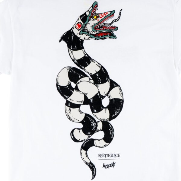 BEETLEJUICE X WELCOME SANDWORM T-SHIRT White