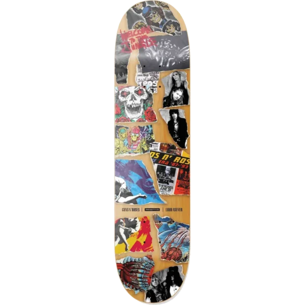 PRIMITIVE X GUNS N ROSES SUNSET DECK 8,25"