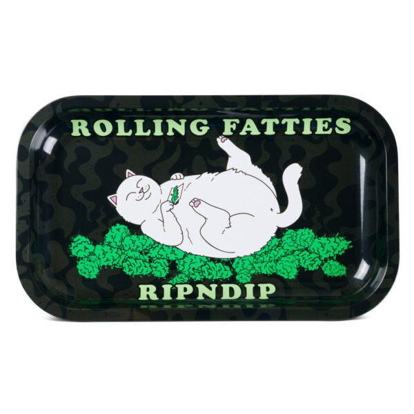 Ripndip ROLLING FATTIES ROLLING TRAY (BLACK)