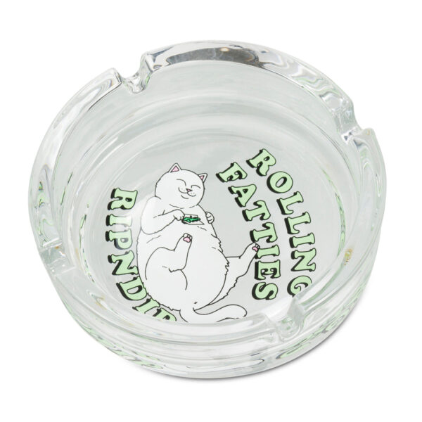 Ripndip ROLLING FATTIES ASHTRAY (CLEAR)