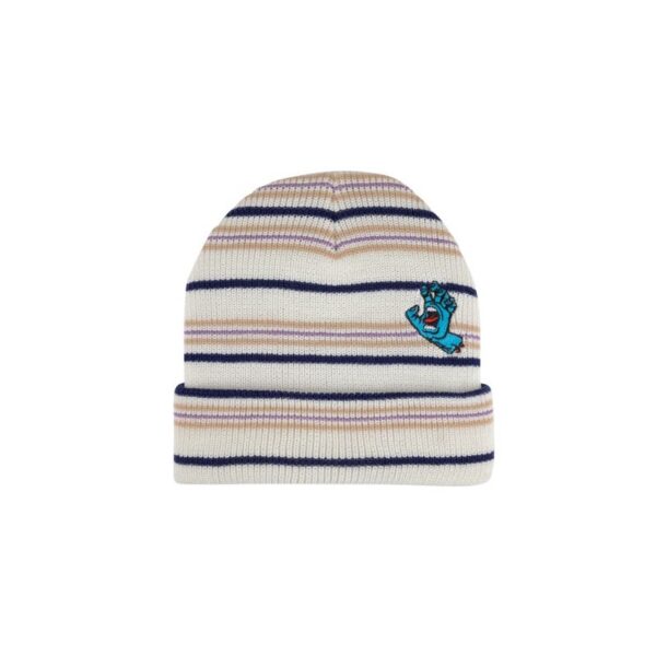 Santa Cruz SCREAMING MINI HAND STRIPE BEANIE