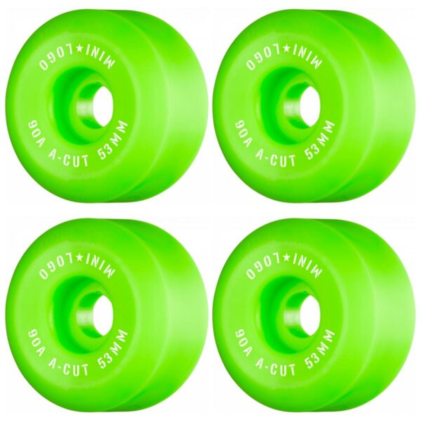 MINI-LOGO WHEELS A-CUT #2 green 53 MM 101A