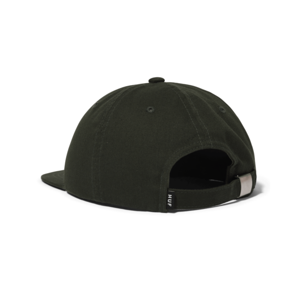 huf Distressed Logo 5 Panel Hat Hunter Green