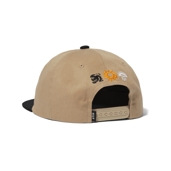 huf Movement 6 Panel Snapback Brown