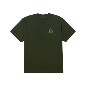 huf set t-shirt hunter green