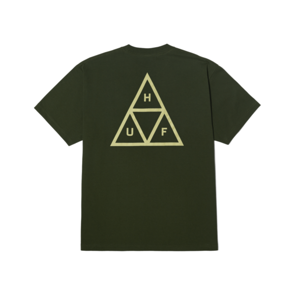 huf set t-shirt hunter green