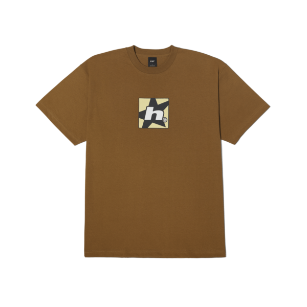 huf H STAR T-SHIRT mud