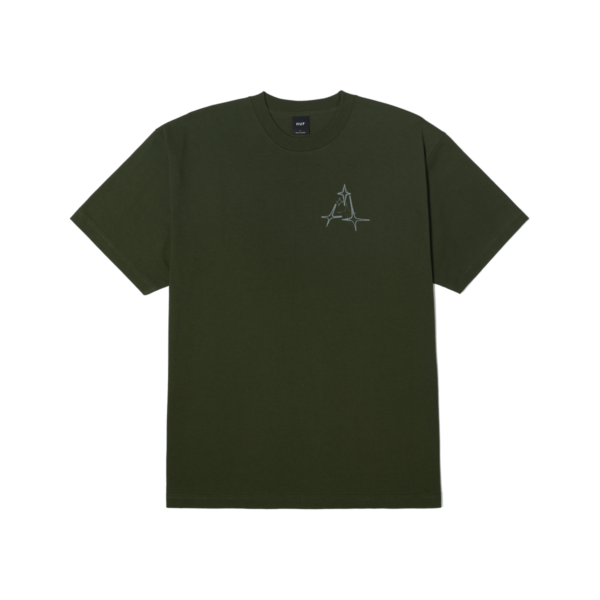 huf GLEAM T-SHIRT hunter green