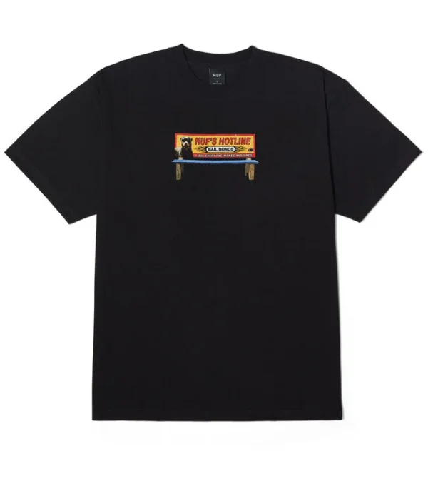 huf BAIL BONDS T-SHIRT black