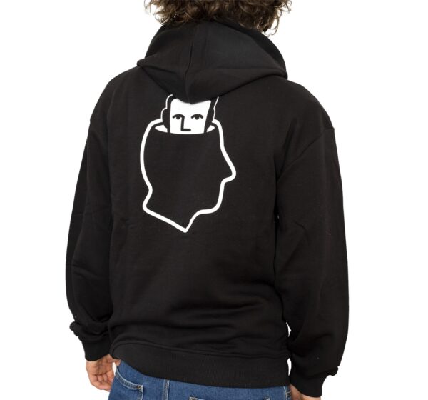 Nnsns Head Logo Black Hoodie