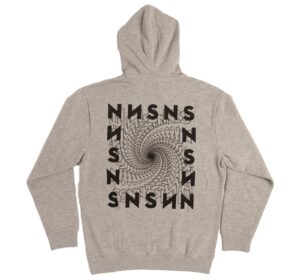 NNSNS Swirl Hooded Sweater Heather Grey