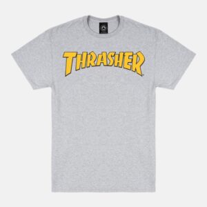 THRASHER - COVER T-SHIRT (HEATHER GREY)