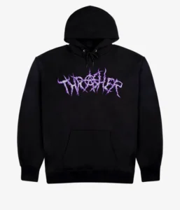 THRASHER - THORN HOODIE (BLACK)