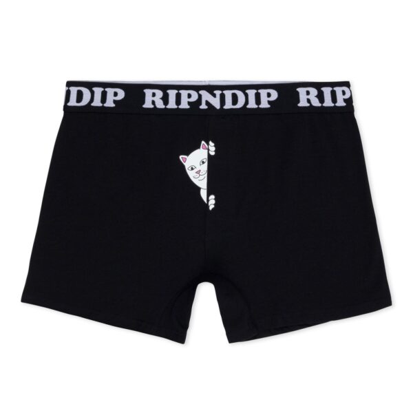 ripndip peEK A NERMAL BOXERS (BLACK)