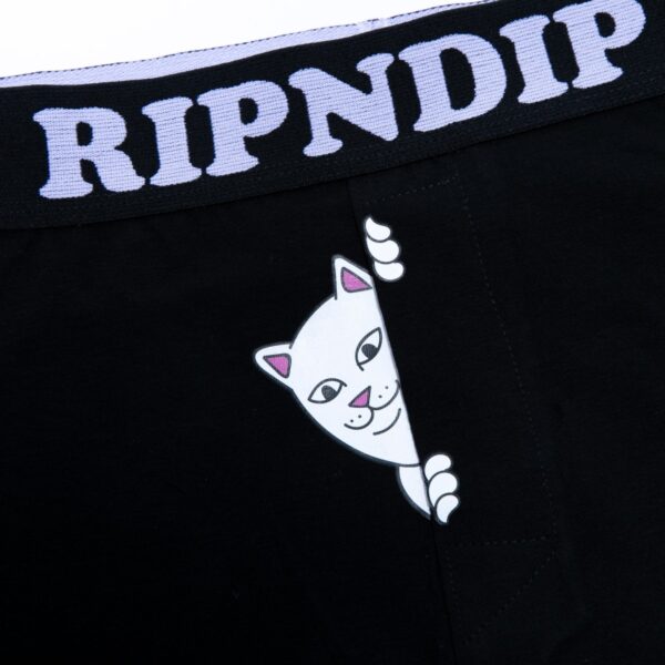 ripndip peEK A NERMAL BOXERS (BLACK)