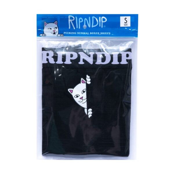 ripndip peEK A NERMAL BOXERS (BLACK)