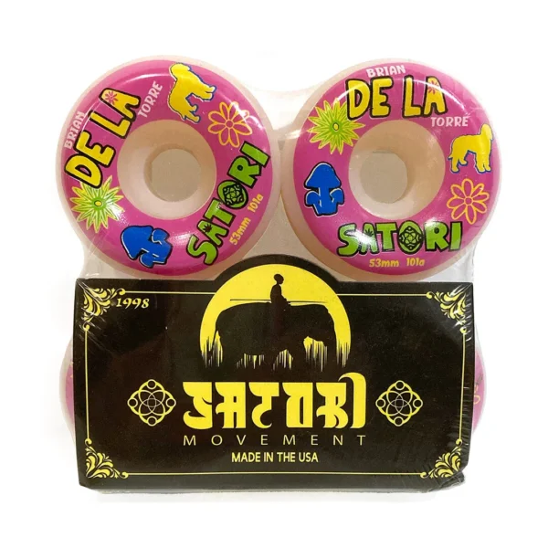 SATORI WHEELS BRIAN DE LA SATORI 53mm 101A ( pink )