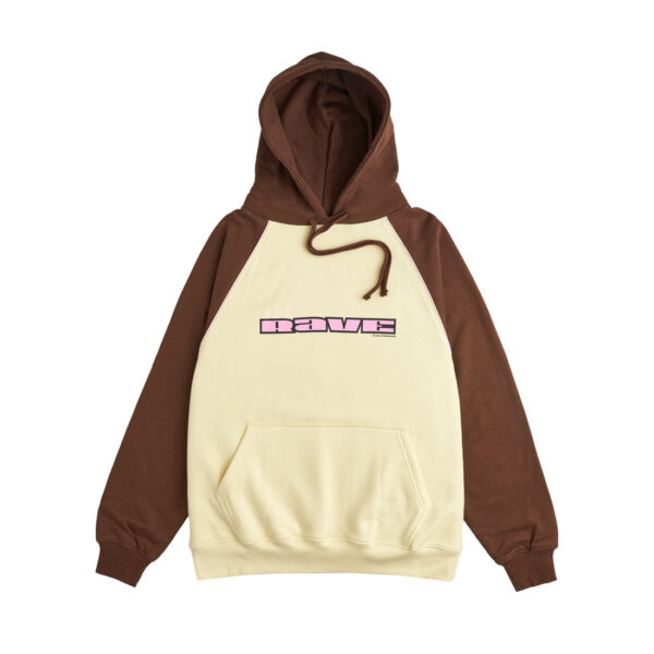 rave skateboards FRIDAY hoodie (brown vanilla)