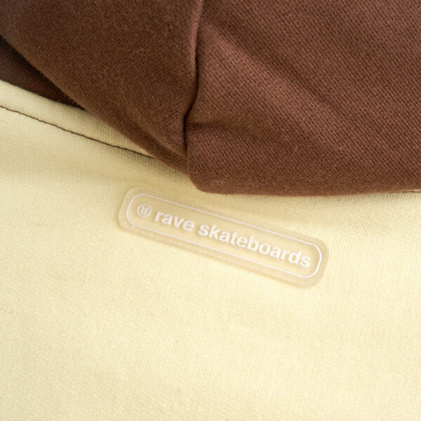 rave skateboards FRIDAY hoodie (brown vanilla)