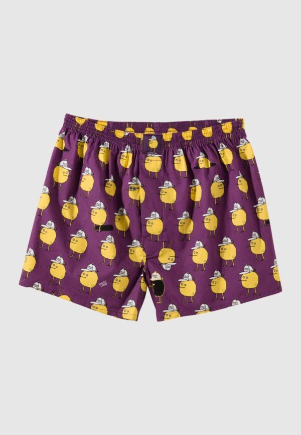 LOUSY LIVIN BOXERSHORTS ZITRONE purple