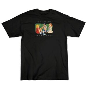 40's & shorties Young Love T-shirt (black)