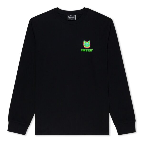 ripndip THERMAL NERMAL LONGSLEEVE (BLACK)