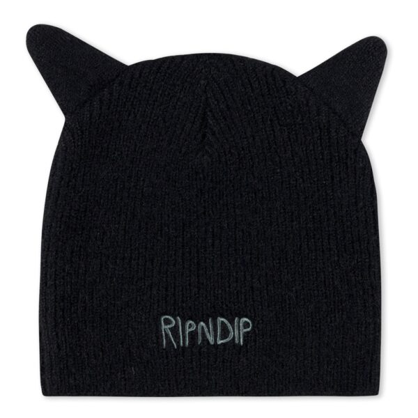 ripndip KITTY EARS MOHAIR BEANIE (BLACK)