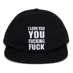 ripndip ILY FUCKIN FUCK STRAPBACK (BLACK)