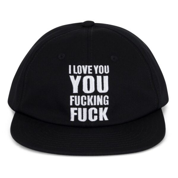 ripndip ILY FUCKIN FUCK STRAPBACK (BLACK)