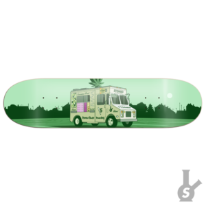 stoned skateboarding DOOB TRUCK deck