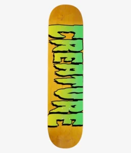 CREATURE LOGO outline STUMPS SKATEBOARD DECK 8,00"