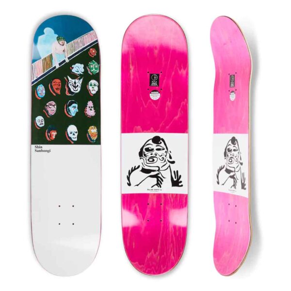 polar Trophy Heads skateboard deck 8,125"