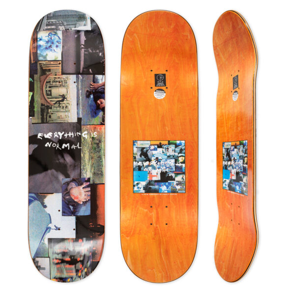 polar EVERYTHING IS NORMAL skateboard deck 8,38"