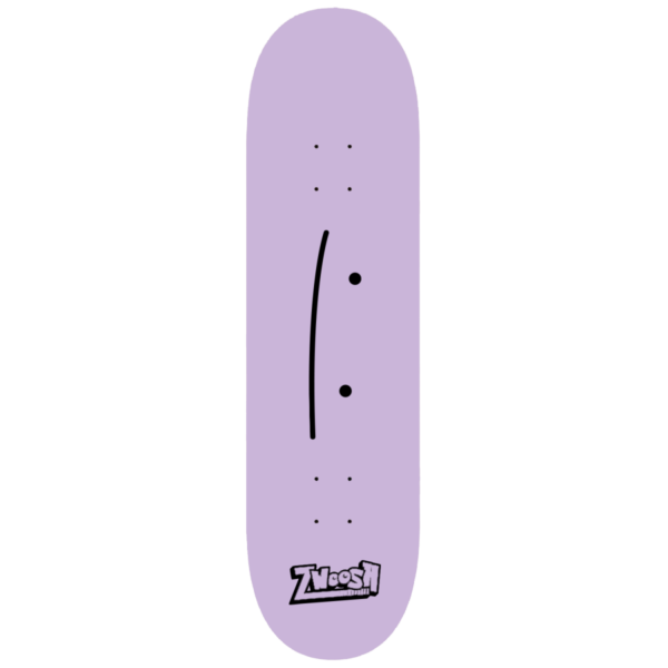 Zwoosh Durpy ditto smiley skateboard deck 7,75"