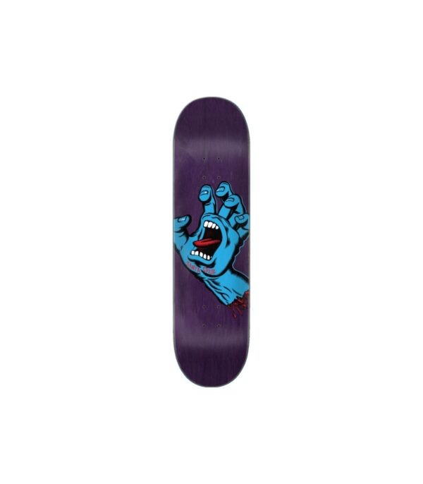 Santa Cruz screaming hand skateboard deck 8,375"