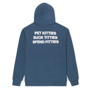 Ripndip PET KITTIES HOODIE (STORM BLUE)