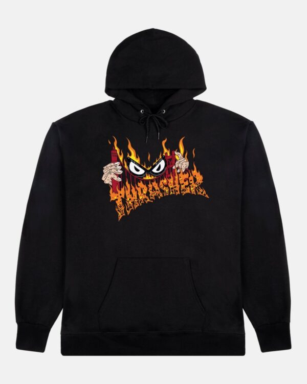 thrasher neckface Sucka Free hoodie (black)