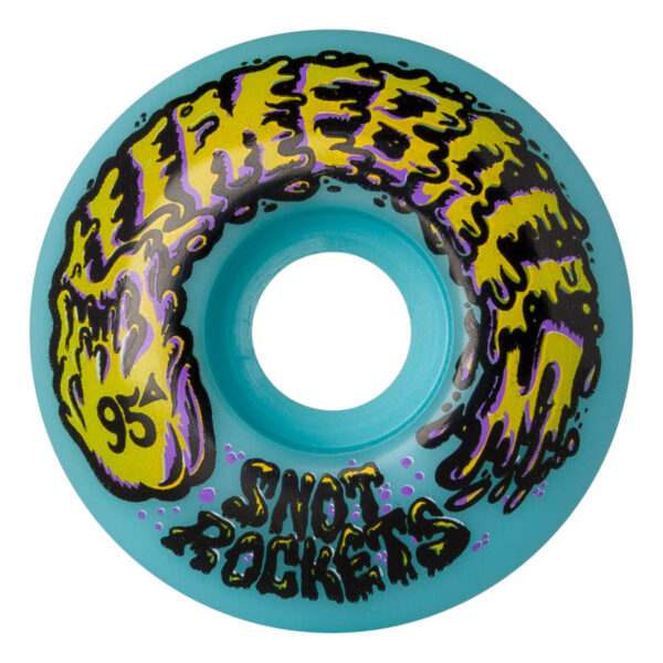 Santa Cruz slime balls wheels Snot Rockets Pastel Blue 53mm 95a