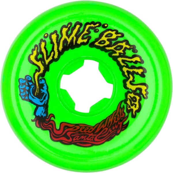 Santa Cruz Slime Balls Skateboard Wheels Vomits Green 60mm 95a