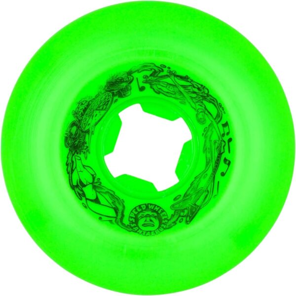 Santa Cruz Slime Balls Skateboard Wheels Vomits Green 60mm 95a