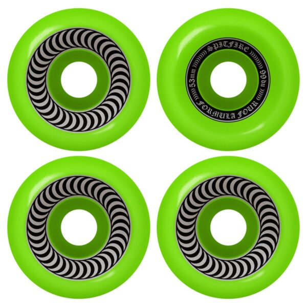 Spitfire Wheels F4 OG Classics 53mm 99a (green)