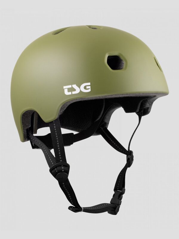 TSG Meta Solid Color Helmet Satin Olive