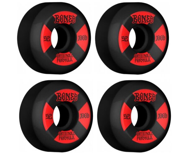 Bones Wheels 100's OG #4 V5 Sidecut 52mm 100A