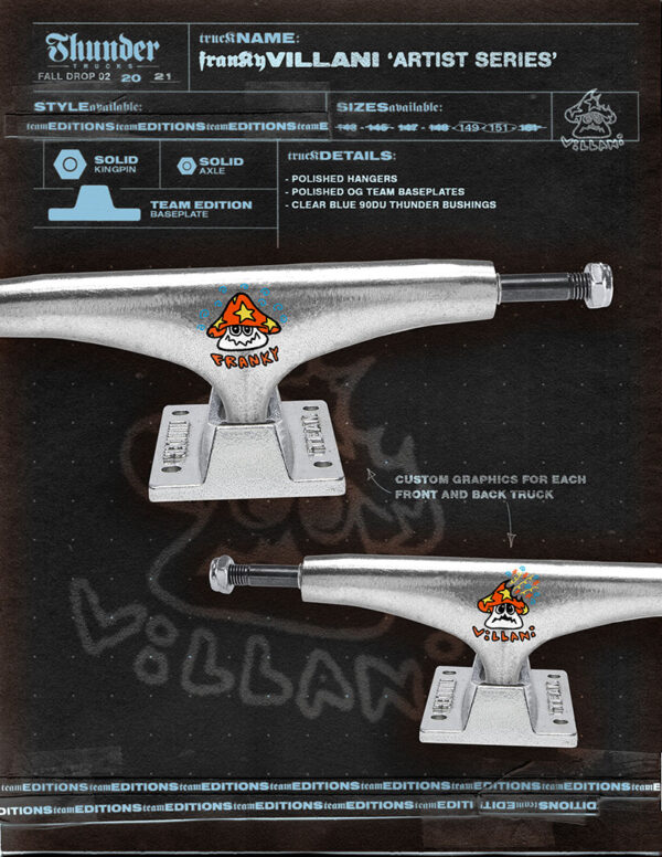 THUNDER TRUCKS VILLANI ARTIST TM 149